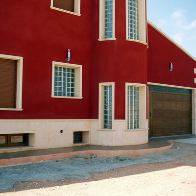 Parte trasera chalet