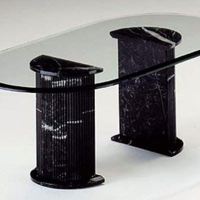 Patas de mesa en negro marquina