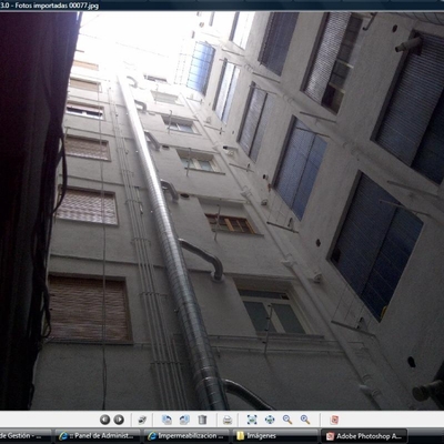 Patio de interior de luces