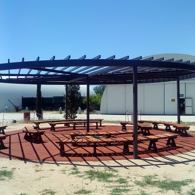 PERGOLA EN EL MUSEO DEL AIRE EN CUATROVIENTOS
