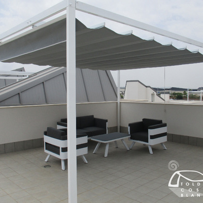 Pérgola o palilleria en terraza