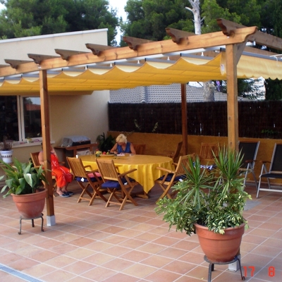 Pergolas de madera