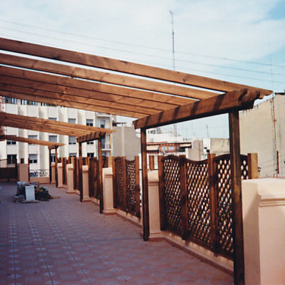 Pergolas de madera