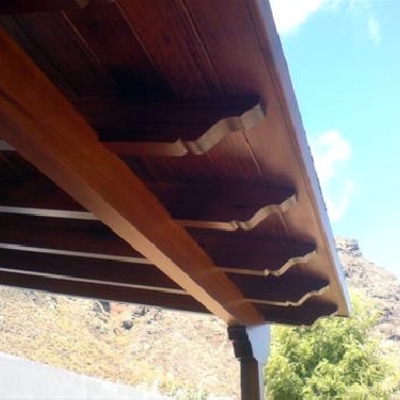 Pergolas , Tejados , en madera 