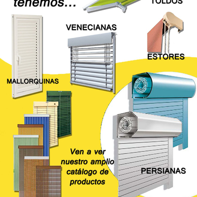 PERSIANAS ,TOLDOS ,REPARACIONES,CORTINA