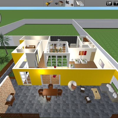 Perspectiva casa de verano