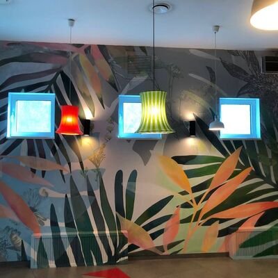 Pintura decorativa restaurante