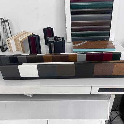 Muestras todo tipo de colores en pvc