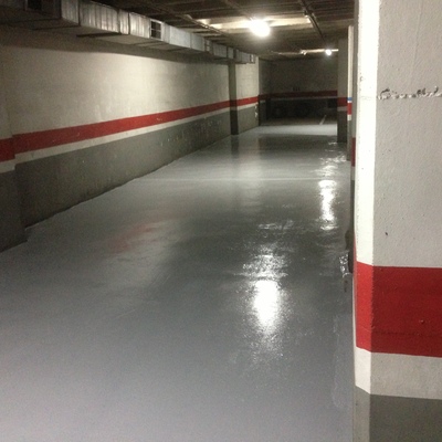 Pintado de pavimento de parquing