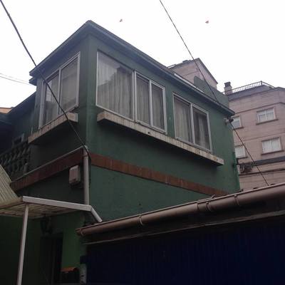 estado en el que estaba la fachada antes de pintar