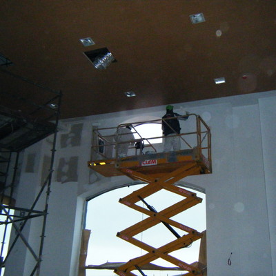 Pintura del palacio de Congresos en Ciudad Real