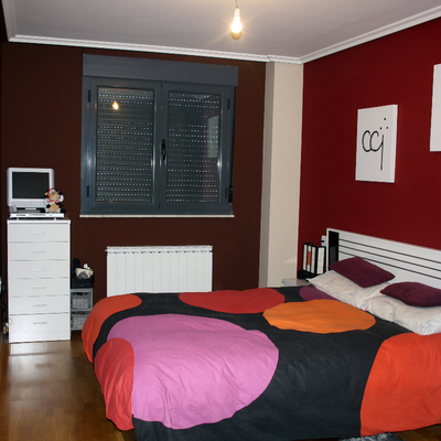 pintura en habitacion,plastico liso