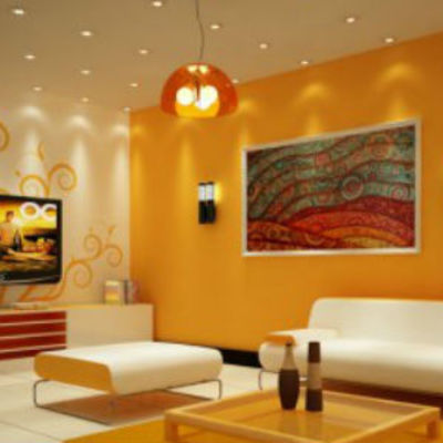 Pintura y papel decorativo
