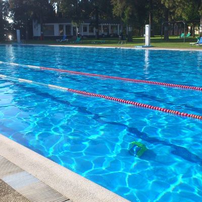 Piscina 2000m3 Tratada con Oxymatic.