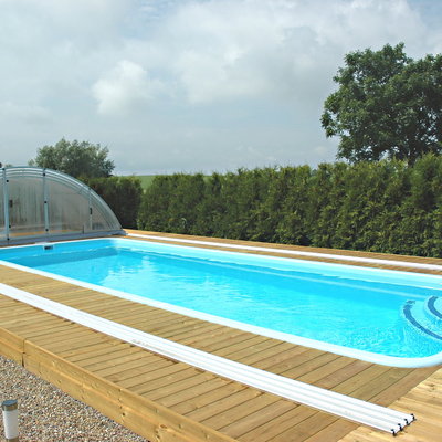 Cubierta Piscina en Las Lomas