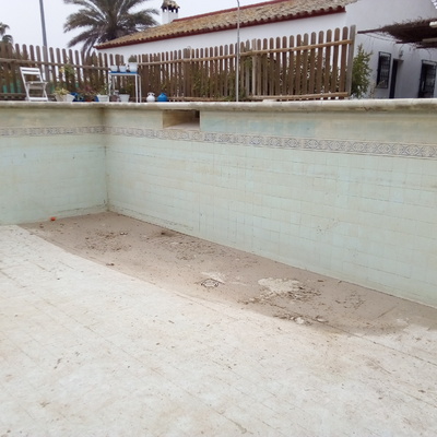 piscina a reparar