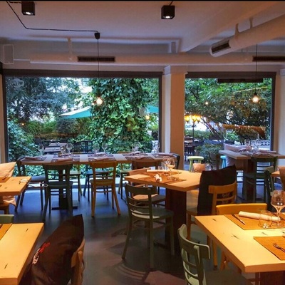 Interior restaurante Madrid