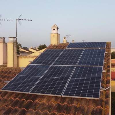 Instalación de placa solar
