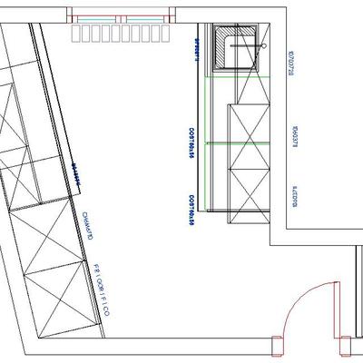 Plano cocina moderna