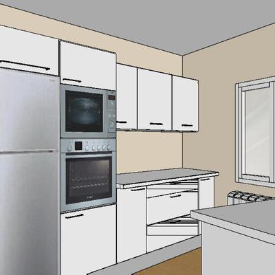 Plano cocina moderna