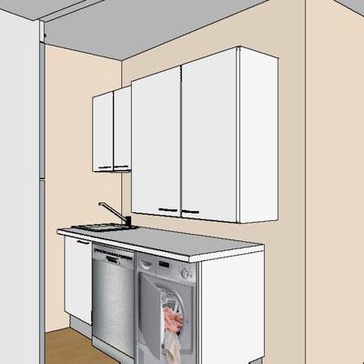 Plano cocina moderna