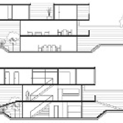 Planos Cortes vivienda