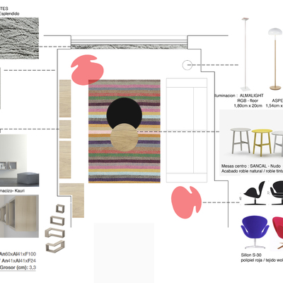 Propuesta de amueblamiento salón