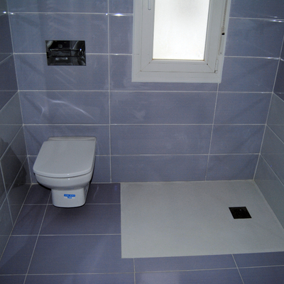 Plato de ducha a ras de suelo