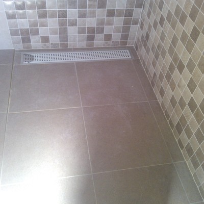 plato de ducha especial.