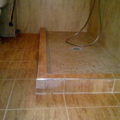 plato de ducha de obra