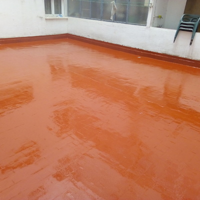 impermeabilizacion de patio transitable con poliurea