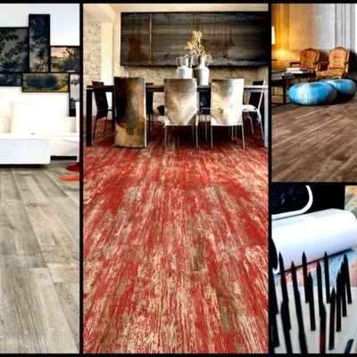 porcelánico imitación madera degradada