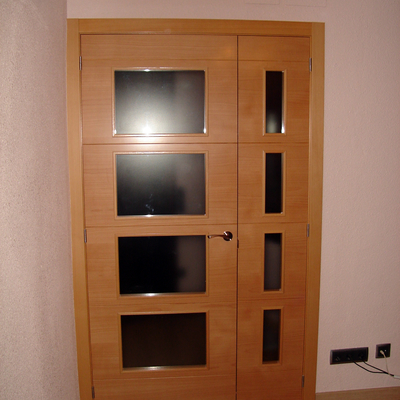 Porta interior doble