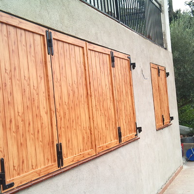 PORTICONES RUSTICOS DE ALUMINIO