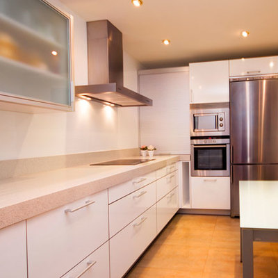 Cocina con fondo especial