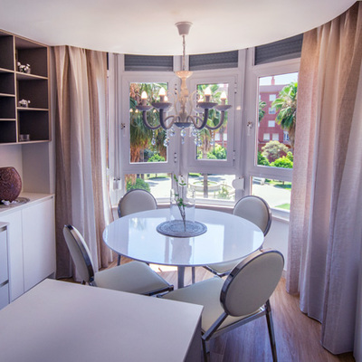 Comedor en la cocina con vistas