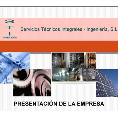 PRESENTACIÓN DE S.T.I.-INGENIERÍA S.L.P.