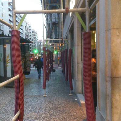 Proteccion paso peatonal