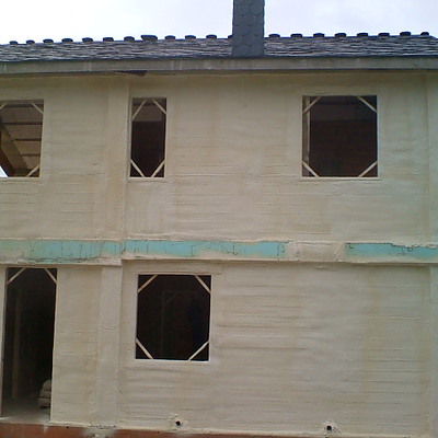 proyectado con espuma