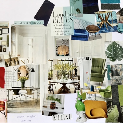 Proyecto para local comercial. Paleta de colores.