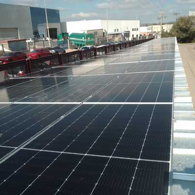 Instalación sobre parking