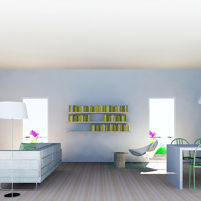 Proyecto de Interiorismo: Reforma salón 12m2