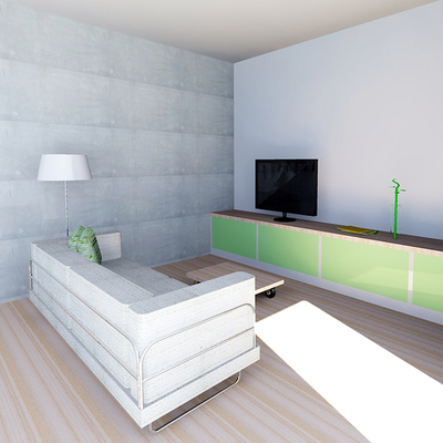 Proyecto de Interiorismo: Reforma salón 12m2