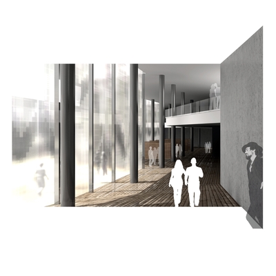 Proyecto para Residencia de Estudiantes en Madrid, Interior