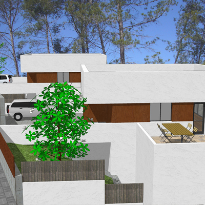 Proyecto viviendas apareadas