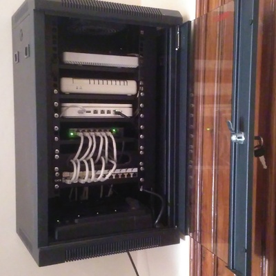 Gabinete para red LAN