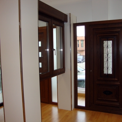 Puerta de seguridad diseño Rústica