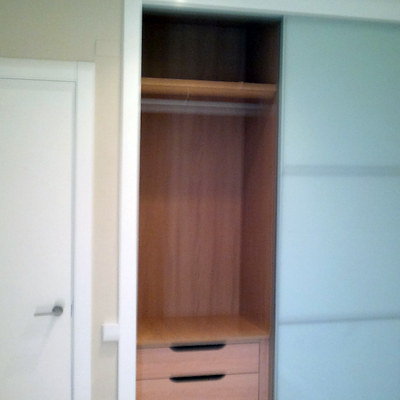 Puerta lacada en blanco