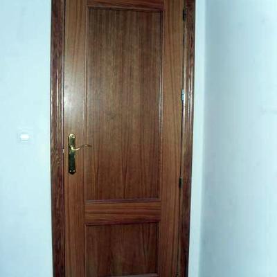 Puerta recta roble