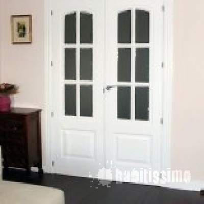 puertas de paso lacadas en blanco